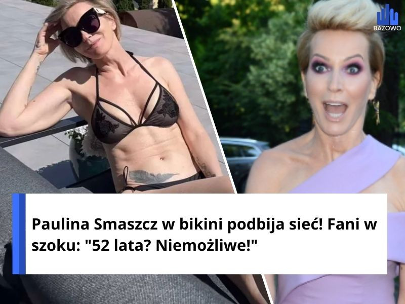 Paulina Smaszcz w bikini podbija sieć! Fani w szoku: "52 lata? Niemożliwe!"